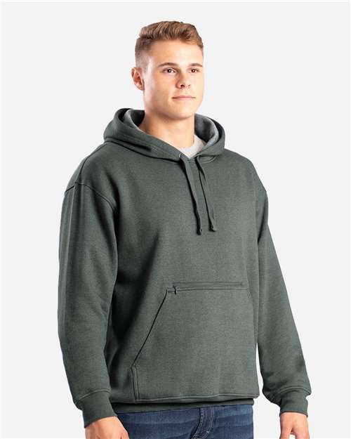Berne Apparel SP418 Men's Heritage Zippered Pocket Hooded Pullover Sweatshirt