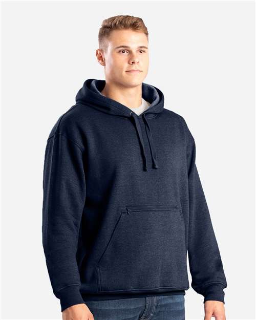 Berne Apparel SP418 Men's Heritage Zippered Pocket Hooded Pullover Sweatshirt