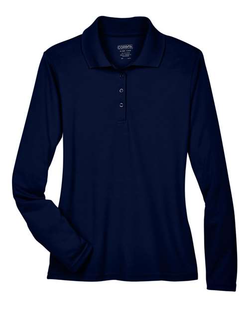 CORE365 78192 Women's Pinnacle Performance Long Sleeve Piqué Polo
