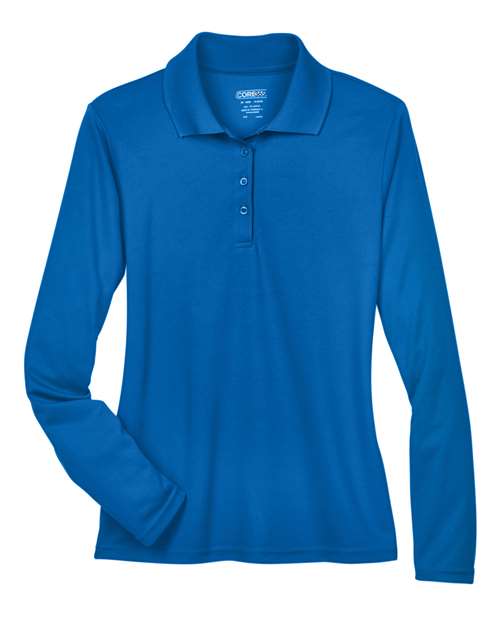 CORE365 78192 Women's Pinnacle Performance Long Sleeve Piqué Polo