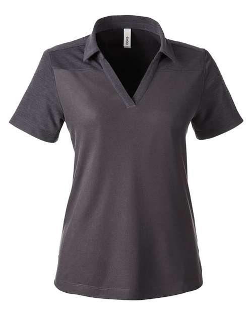 CORE365 CE112CW Women's Fusion ChromaSoft™ Colorblock Polo