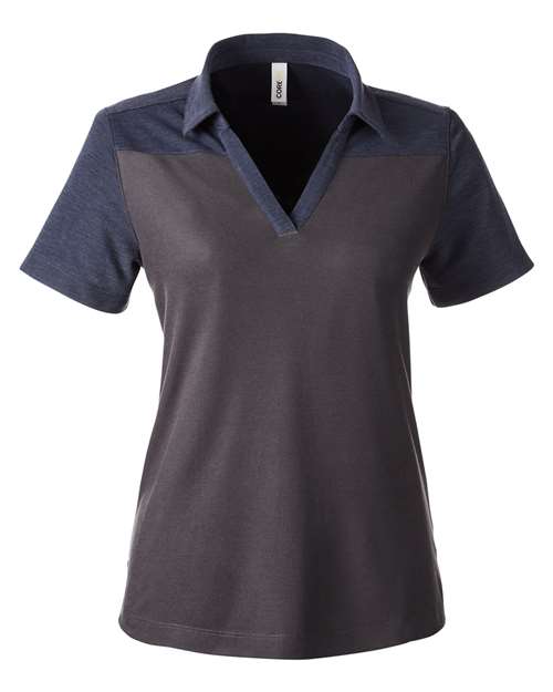 CORE365 CE112CW Women's Fusion ChromaSoft™ Colorblock Polo