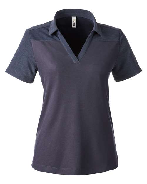 CORE365 CE112CW Women's Fusion ChromaSoft™ Colorblock Polo