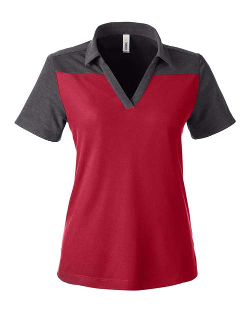 CORE365 CE112CW Women's Fusion ChromaSoft™ Colorblock Polo