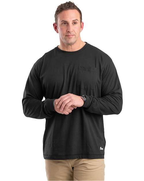 Berne Apparel BSM39 Unisex Performance Long Sleeve Pocket T-Shirt