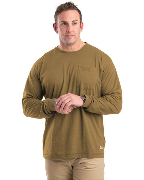 Berne Apparel BSM39 Unisex Performance Long Sleeve Pocket T-Shirt