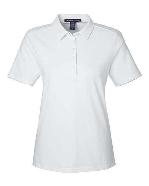 Devon & Jones DG101W Women's Crownlux Performance® Geo Polo