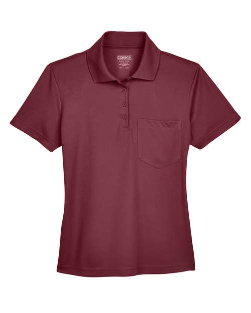 CORE365 78181P Women's Origin Performance Piqué Polo with Pocket