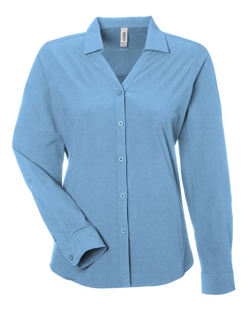 CORE365 CE510LW Women's Ultra UVP® Long Sleeve Marina Shirt