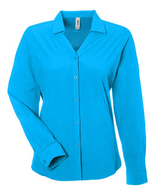 CORE365 CE510LW Women's Ultra UVP® Long Sleeve Marina Shirt