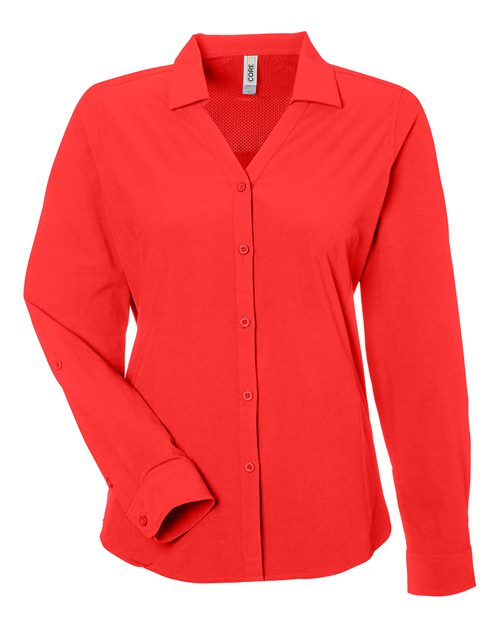 CORE365 CE510LW Women's Ultra UVP® Long Sleeve Marina Shirt