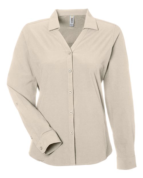 CORE365 CE510LW Women's Ultra UVP® Long Sleeve Marina Shirt