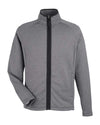 CORE365 CE72 Men's Venture Heathered Stripe Full-Zip