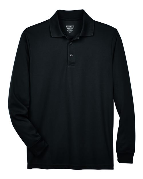 CORE365 88192T Men's Tall Pinnacle Performance Long Sleeve Piqué Polo