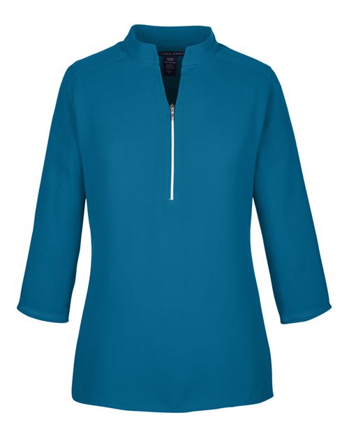 Devon & Jones DP611W Women's Perfect Fit™  Three-Quarter Sleeve Crepe Tunic