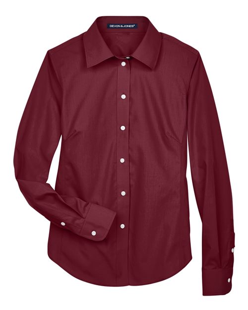 Devon & Jones D620W Women's Crown Collection® Broadcloth Woven Dress Shirt