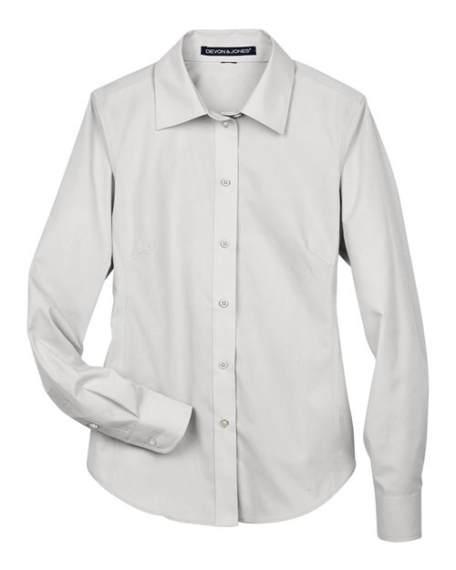Devon & Jones D620W Women's Crown Collection® Broadcloth Woven Dress Shirt