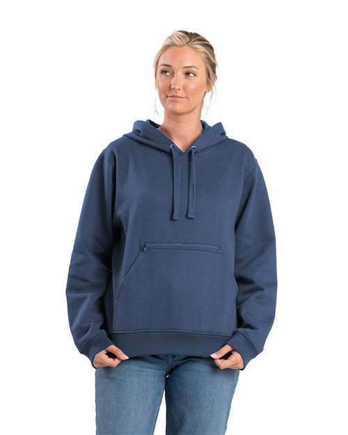 Berne Apparel WSP418 Women's Heritage Zippered Pocket Hooded Sweatshirt