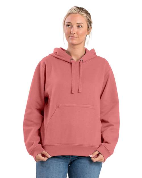 Berne Apparel WSP418 Women's Heritage Zippered Pocket Hooded Sweatshirt