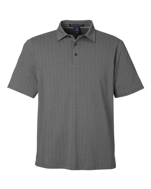 Devon & Jones DG101 Men's Crownlux Performance® Geo Polo