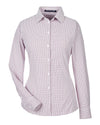 Devon & Jones DG540W Women's CrownLux Performance® Micro Windowpane Woven Dress Shirt