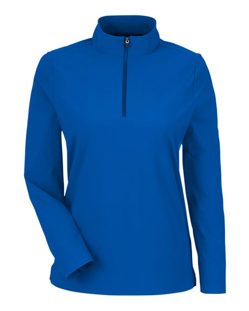 Devon & Jones DG410W Women's CrownLux Performance® Windsor Welded Quarter-Zip Pullover
