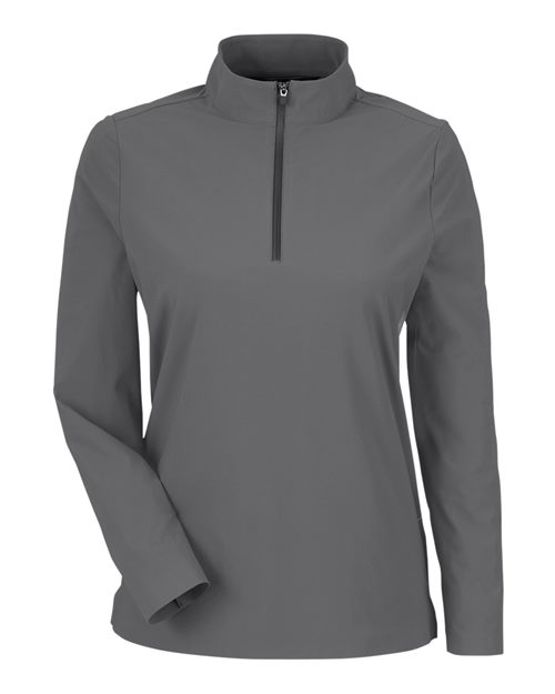 Devon & Jones DG410W Women's CrownLux Performance® Windsor Welded Quarter-Zip Pullover