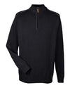 Devon & Jones DG478 Men's Manchester Fully-Fashioned Quarter-Zip Pullover Sweater