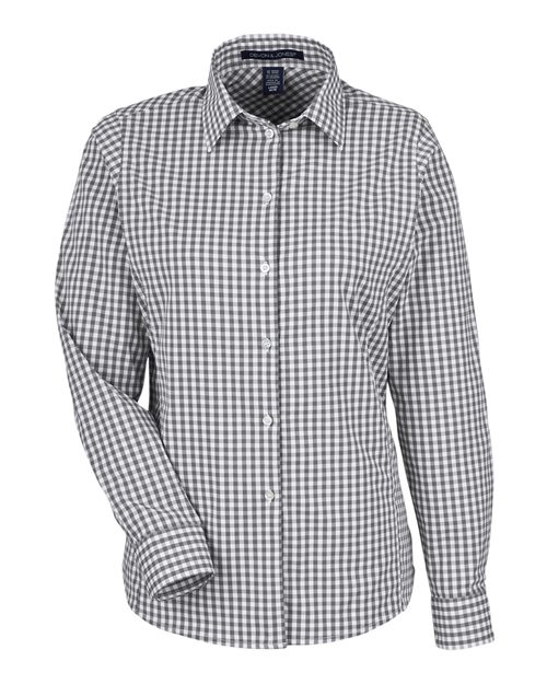Devon & Jones DG536W Women's CrownLux Performance® Gingham Dress Shirt