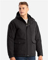 Berne Apparel HJ67 Men's Highland Quilt-Lined Micro-Duck Hooded Jacket