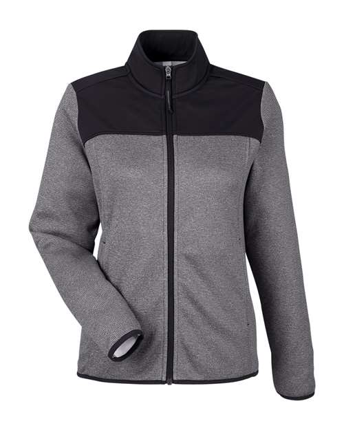 CORE365 CE74W Women's Venture Heathered Stripe Hybrid Jacket