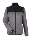 CORE365 CE74W Women's Venture Heathered Stripe Hybrid Jacket