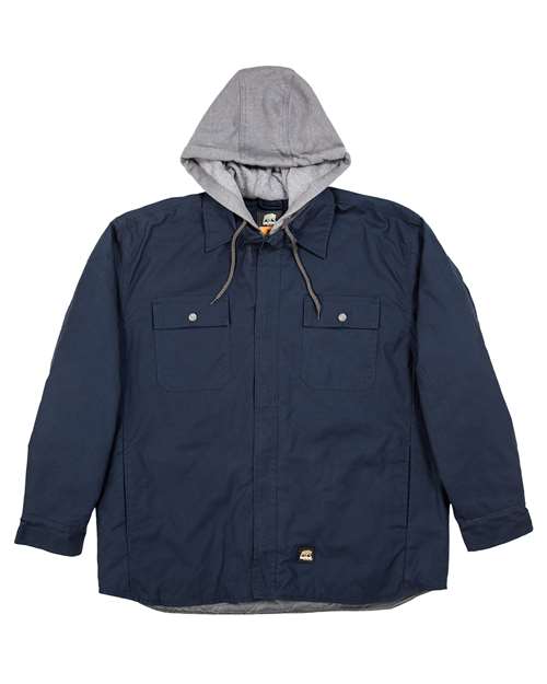 Berne Apparel SH68 Men's Throttle Hooded Shirt Jacket