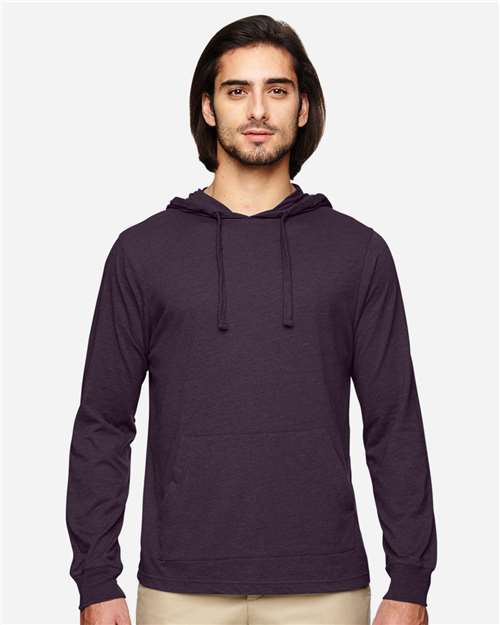 econscious EC1085 Unisex Eco Jersey Pullover Hooded Long Sleeve T-Shirt