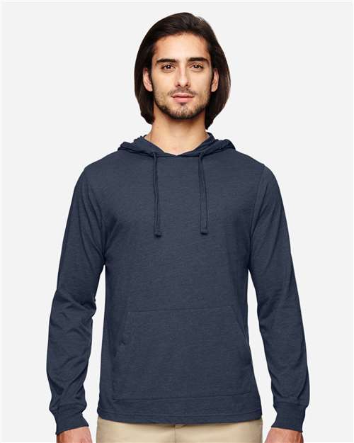 econscious EC1085 Unisex Eco Jersey Pullover Hooded Long Sleeve T-Shirt