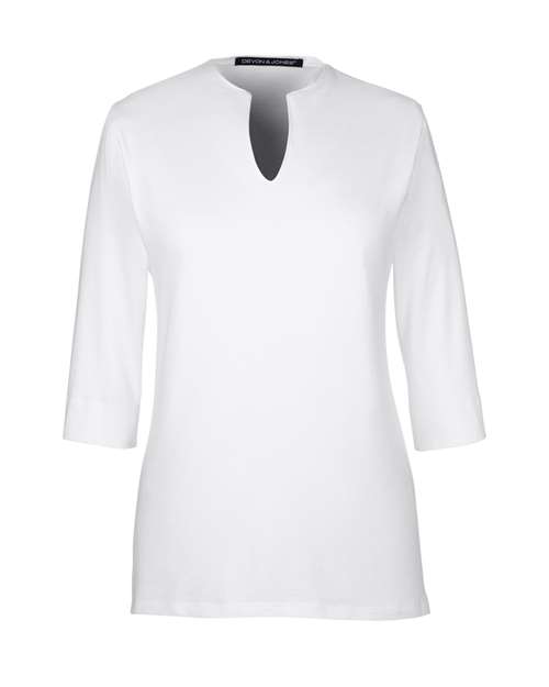 Devon & Jones DP188W Women's Perfect Fit™ Tailored Open Neckline Top
