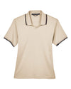Devon & Jones D140W Women's Tipped Perfect Pima Interlock Polo