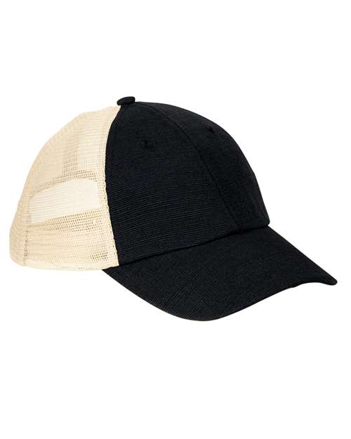 econscious EC7095 Washed Hemp Soft Mesh Trucker Cap