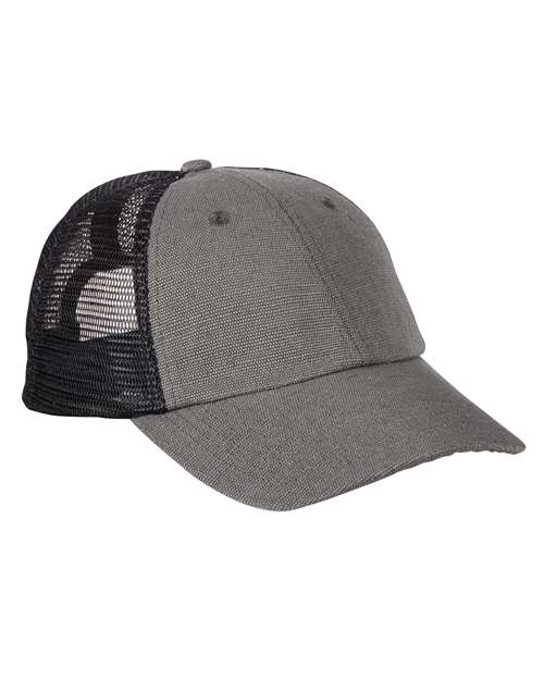 econscious EC7095 Washed Hemp Soft Mesh Trucker Cap