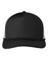 Big Accessories BA680 Lariat Ripstop Trucker Cap