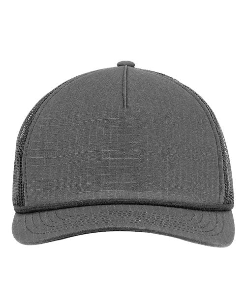 Big Accessories BA680 Lariat Ripstop Trucker Cap