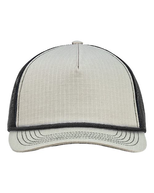 Big Accessories BA680 Lariat Ripstop Trucker Cap