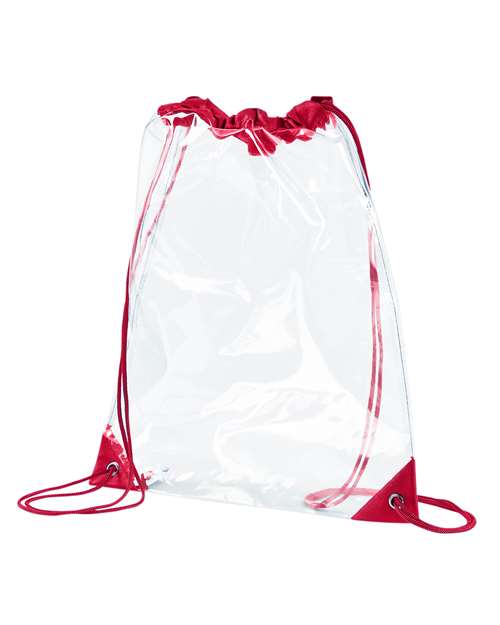 BAGedge BE253 PVC Clear Drawstring Bag