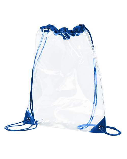 BAGedge BE253 PVC Clear Drawstring Bag