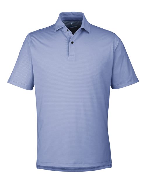 Fairway & Greene I11526 Men's USA Made Mini Stripe Tech Polo