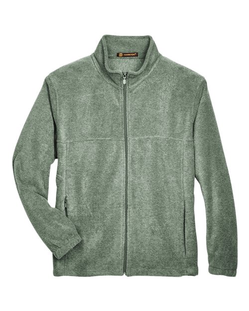 Harriton M990 Men's Full-Zip Fleece