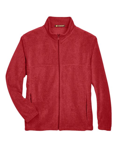 Harriton M990 Men's Full-Zip Fleece