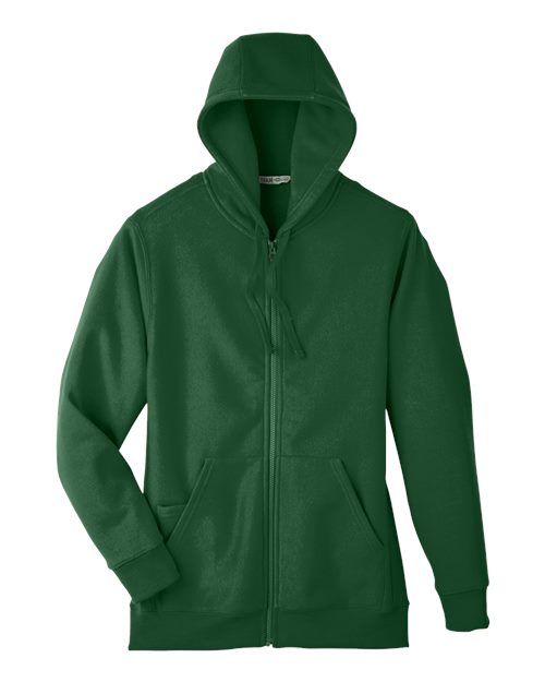 Team 365 TT95 Unisex Zone HydroSport™ Heavyweight Full-Zip Hooded Sweatshirt