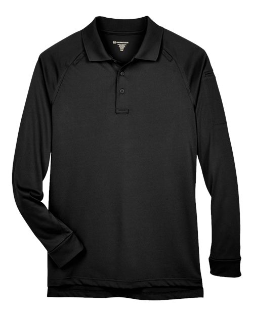 Harriton M211L Men's Advantage Long Sleeve Tactical Polo