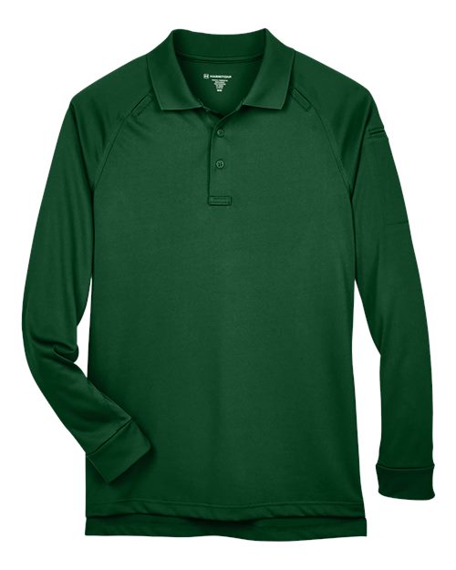 Harriton M211L Men's Advantage Long Sleeve Tactical Polo